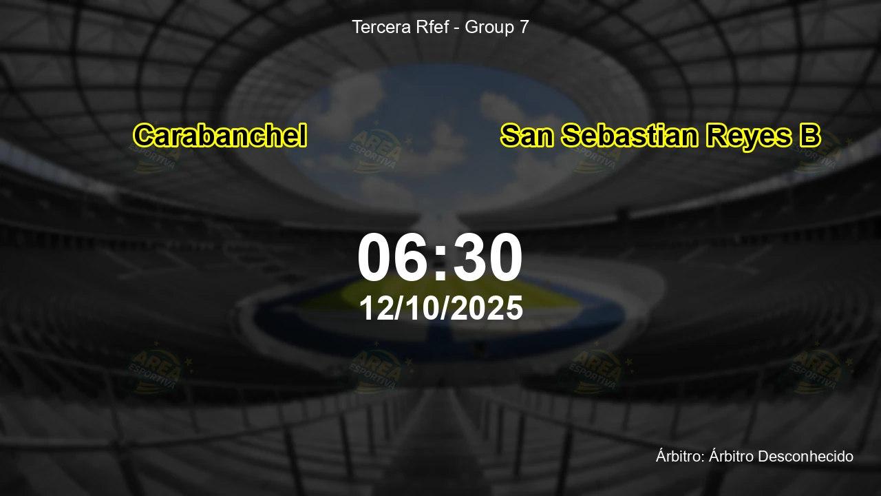 Palpite e análise do jogo Carabanchel vs San Sebastian Reyes B pela Tercera Rfef - Group 7