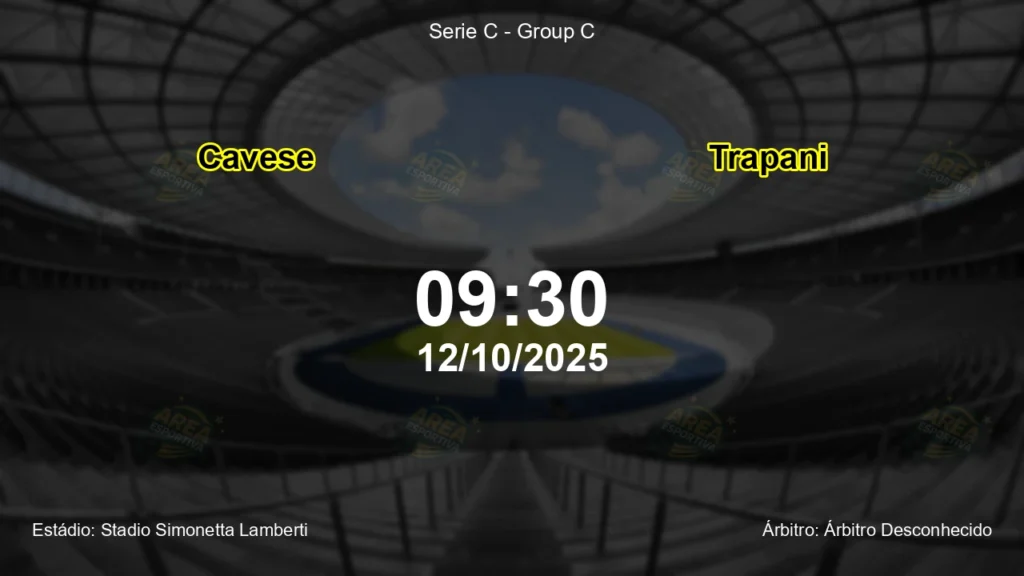 Palpite e an&aacute;lise do jogo Cavese vs Trapani pela Serie C - Group C