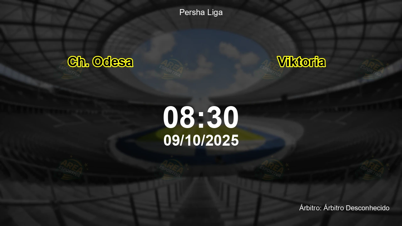 Palpite e análise do jogo Ch. Odesa vs Viktoria pela Persha Liga