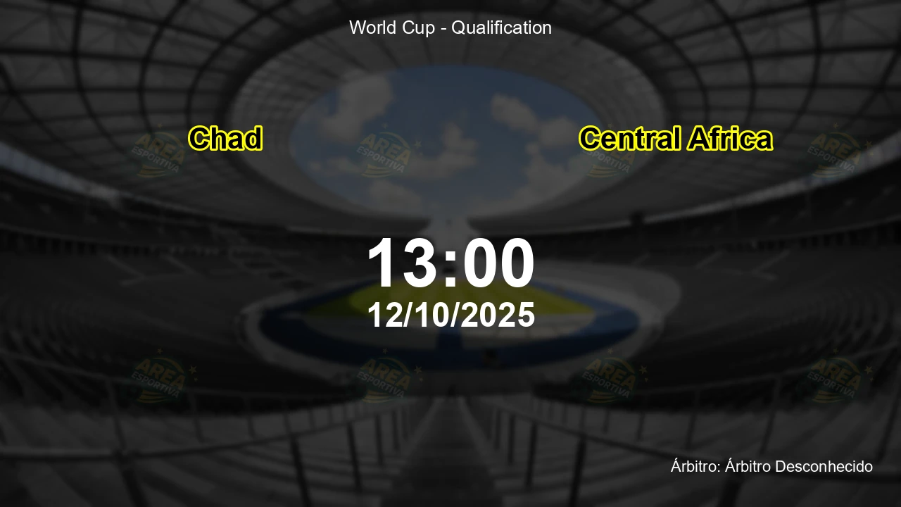 Palpite e análise do jogo Chad vs Central Africa pela World Cup - Qualification