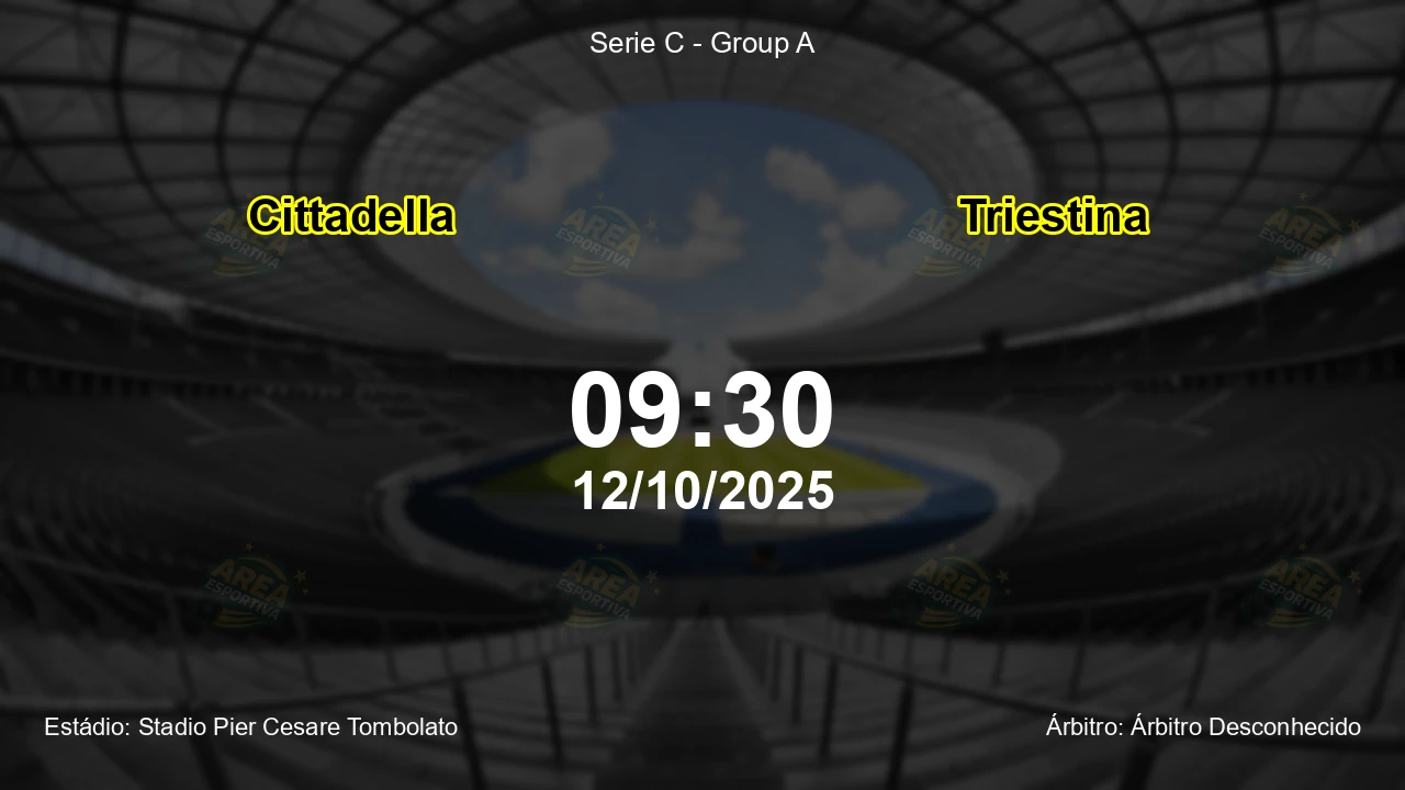 Palpite e análise do jogo Cittadella vs Triestina pela Serie C - Group A