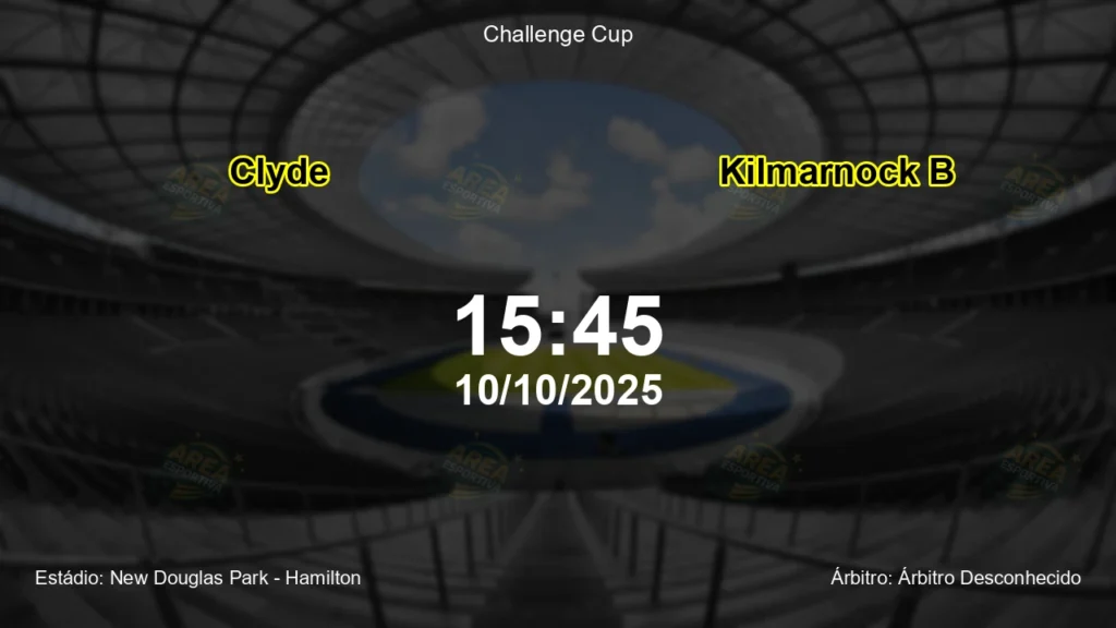 Palpite e an&aacute;lise do jogo Clyde vs Kilmarnock B pela Challenge Cup