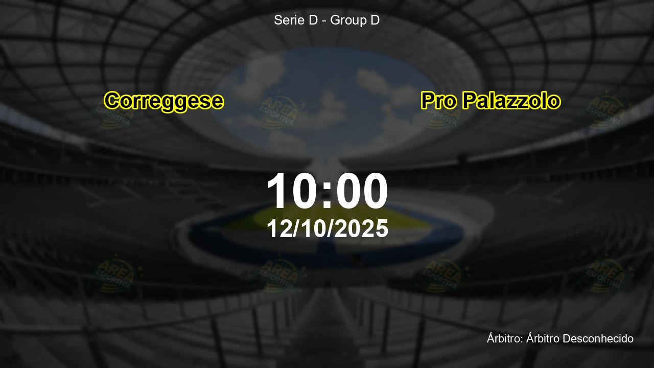 Palpite e análise do jogo Correggese vs Pro Palazzolo pela Serie D - Group D