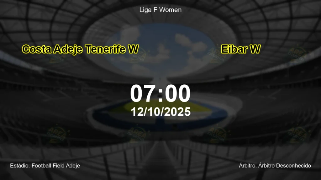 Palpite e an&aacute;lise do jogo Costa Adeje Tenerife W vs Eibar W pela Liga F Women