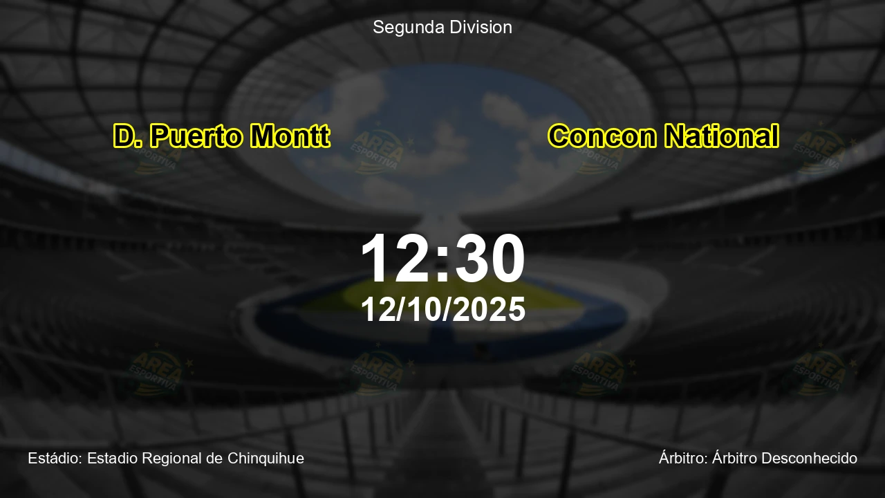 Palpite e análise do jogo D. Puerto Montt vs Concon National pela Segunda Division