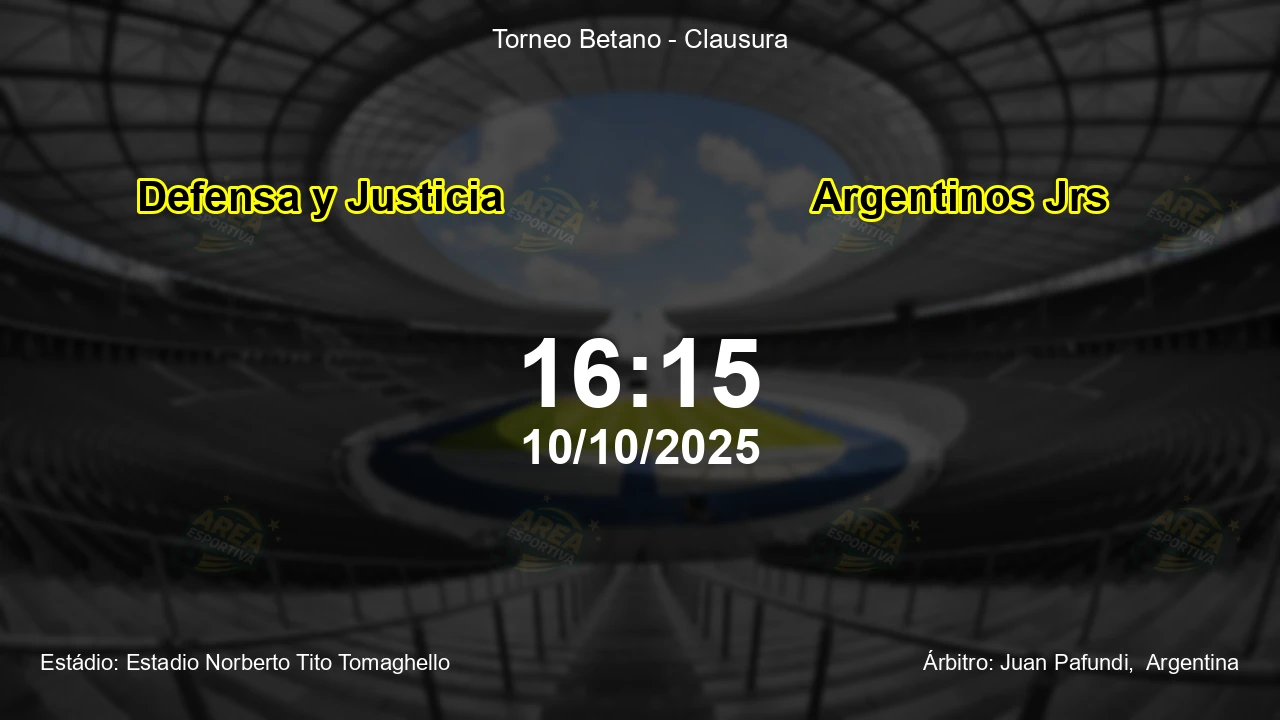 Palpite e análise do jogo Defensa y Justicia vs Argentinos Jrs pela Torneo Betano - Clausura