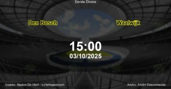 Palpite e análise do jogo Den Bosch vs Waalwijk pela Eerste Divisie