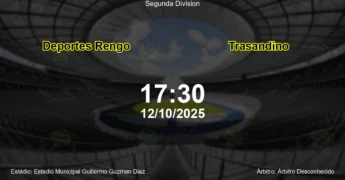 Palpite e análise do jogo Deportes Rengo vs Trasandino pela Segunda Division