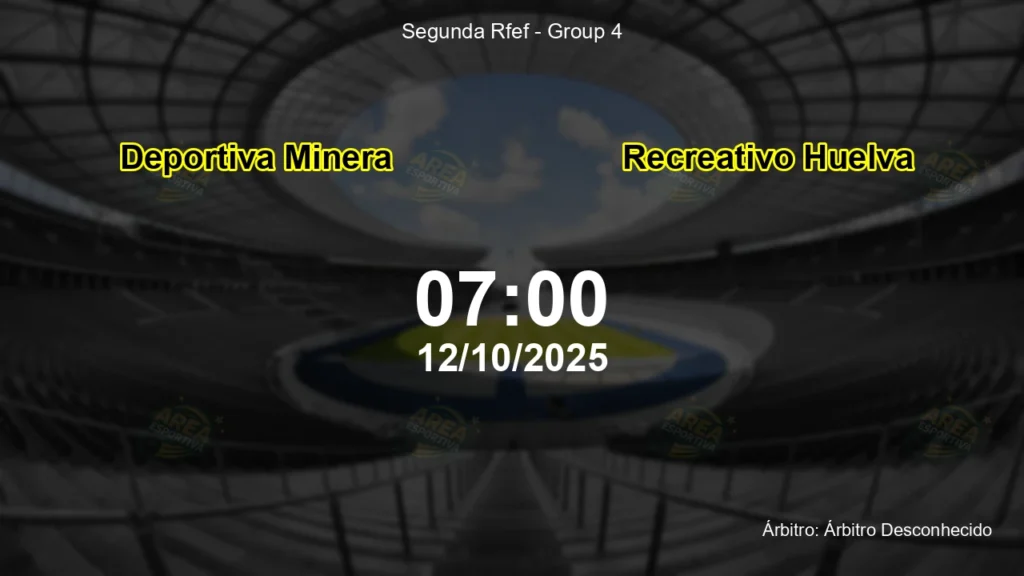 Palpite e an&aacute;lise do jogo Deportiva Minera vs Recreativo Huelva pela Segunda Rfef - Group 4