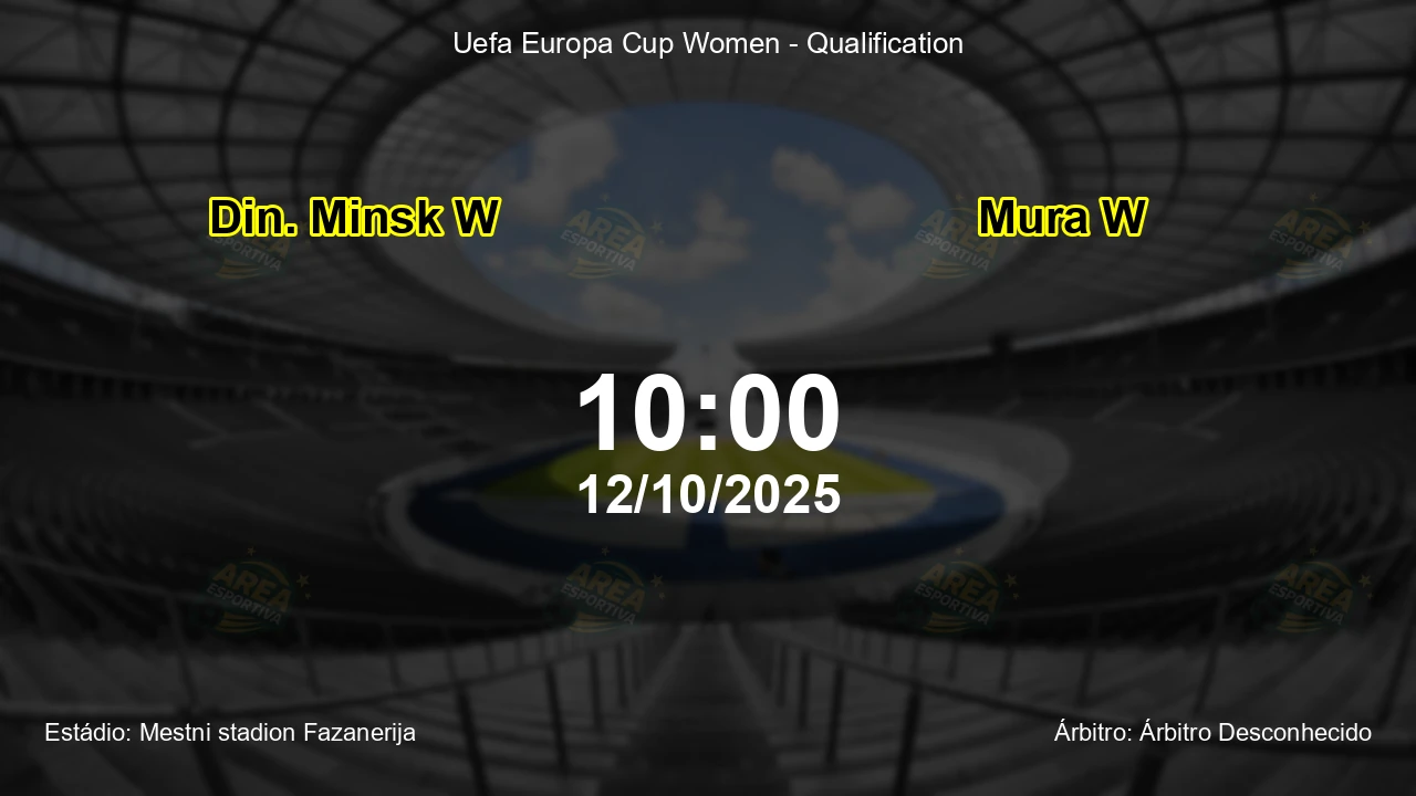 Palpite e análise do jogo Din. Minsk W vs Mura W pela Uefa Europa Cup Women - Qualification