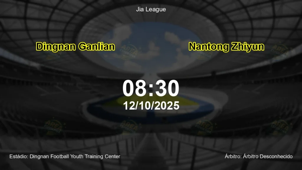 Palpite e an&aacute;lise do jogo Dingnan Ganlian vs Nantong Zhiyun pela Jia League