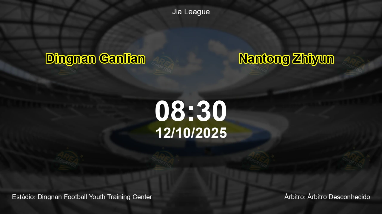 Palpite e análise do jogo Dingnan Ganlian vs Nantong Zhiyun pela Jia League