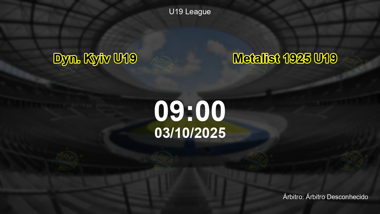 Palpite e análise do jogo Dyn. Kyiv U19 vs Metalist 1925 U19 pela U19 League