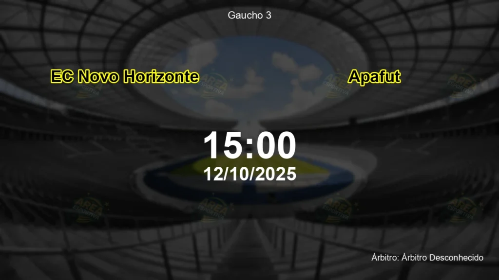 Palpite e an&aacute;lise do jogo EC Novo Horizonte vs Apafut pela Gaucho 3