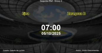 Palpite e análise do jogo Ejea vs Zaragoza B pela Segunda Rfef - Group 2