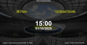 Palpite e análise do jogo El Paso vs Oakland Roots pela Usl Championship
