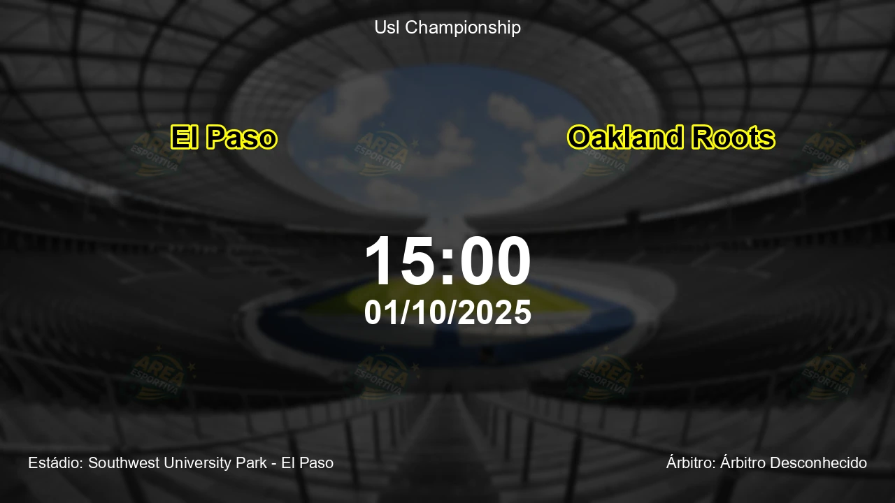 Palpite e análise do jogo El Paso vs Oakland Roots pela Usl Championship