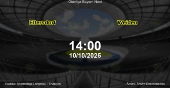 Palpite e análise do jogo Eltersdorf vs Weiden pela Oberliga Bayern Nord