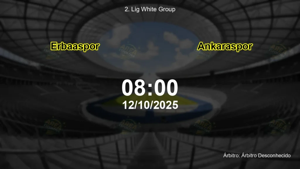 Palpite e an&aacute;lise do jogo Erbaaspor vs Ankaraspor pela 2. Lig White Group