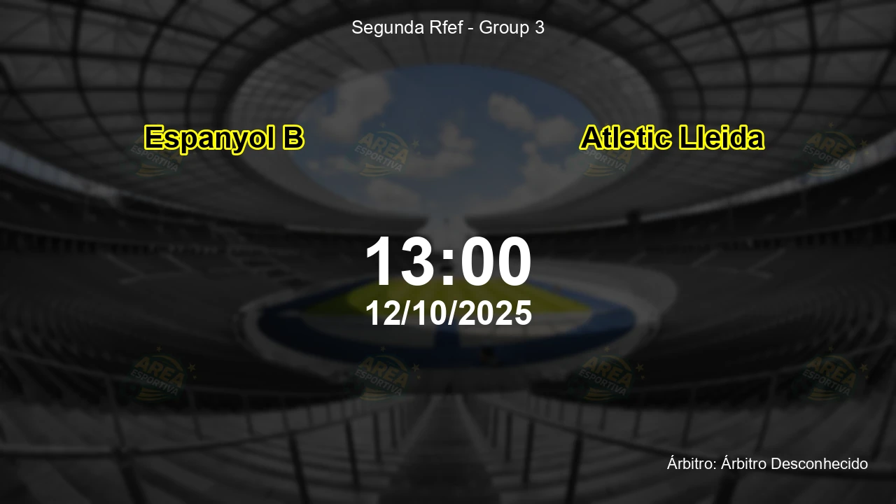 Palpite e análise do jogo Espanyol B vs Atletic Lleida pela Segunda Rfef - Group 3