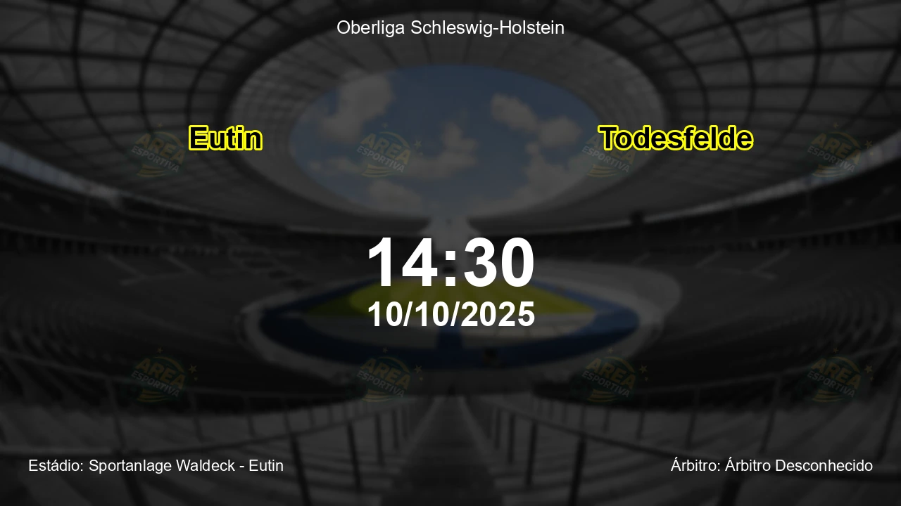 Palpite e análise do jogo Eutin vs Todesfelde pela Oberliga Schleswig-Holstein