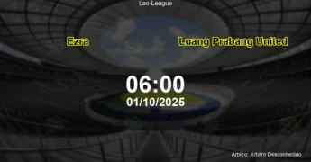 Palpite e análise do jogo Ezra vs Luang Prabang United pela Lao League