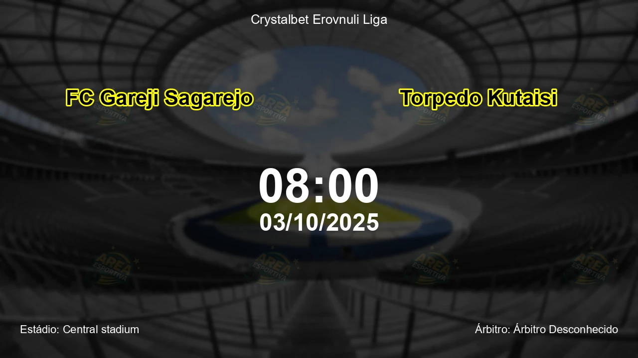 Palpite e análise do jogo FC Gareji Sagarejo vs Torpedo Kutaisi pela Crystalbet Erovnuli Liga