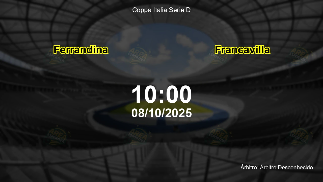 Palpite e análise do jogo Ferrandina vs Francavilla pela Coppa Italia Serie D