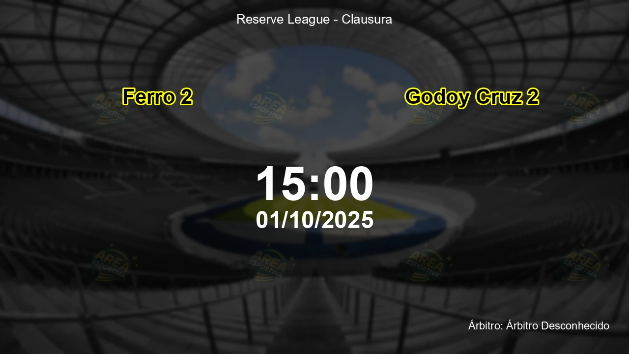 Palpite e análise do jogo Ferro 2 vs Godoy Cruz 2 pela Reserve League - Clausura