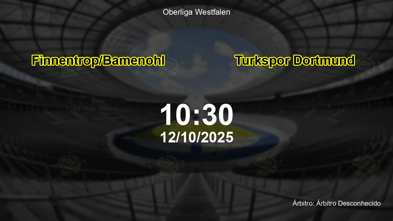 Palpite e análise do jogo Finnentrop/Bamenohl vs Turkspor Dortmund pela Oberliga Westfalen