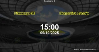 Palpite e análise do jogo Flamengo SE vs Desportiva Aracaju pela Sergipano 2
