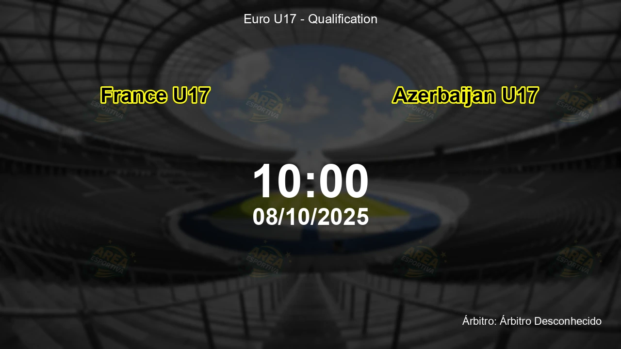 Palpite e análise do jogo France U17 vs Azerbaijan U17 pela Euro U17 - Qualification