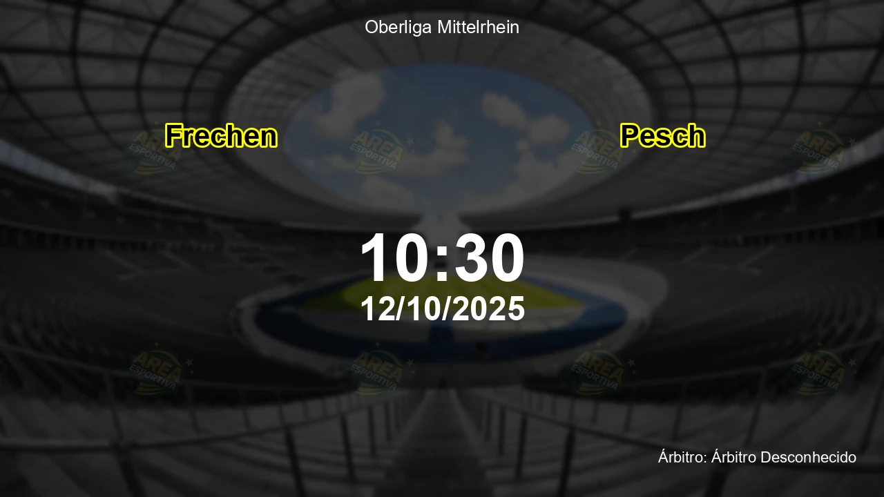 Palpite e análise do jogo Frechen vs Pesch pela Oberliga Mittelrhein