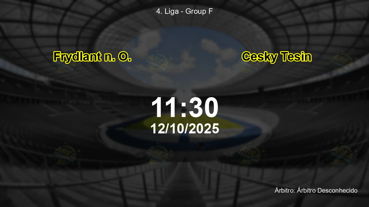 Palpite e análise do jogo Frydlant n. O. vs Cesky Tesin pela 4. Liga - Group F