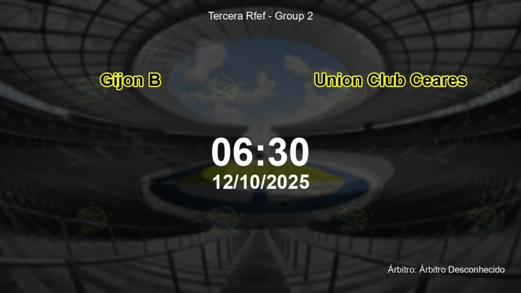 Palpite e an&aacute;lise do jogo Gijon B vs Union Club Ceares pela Tercera Rfef - Group 2