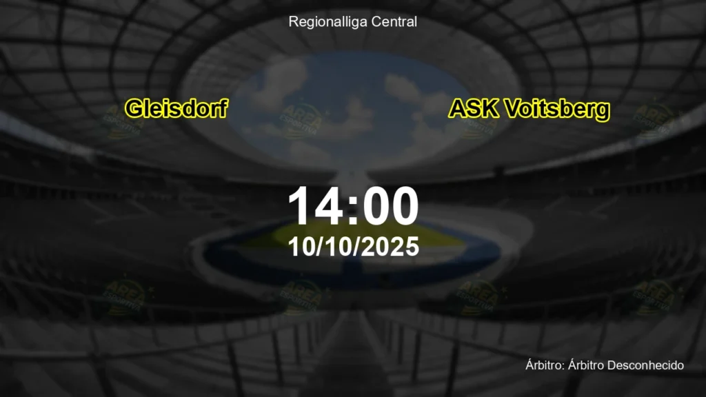 Palpite e an&aacute;lise do jogo Gleisdorf vs ASK Voitsberg pela Regionalliga Central