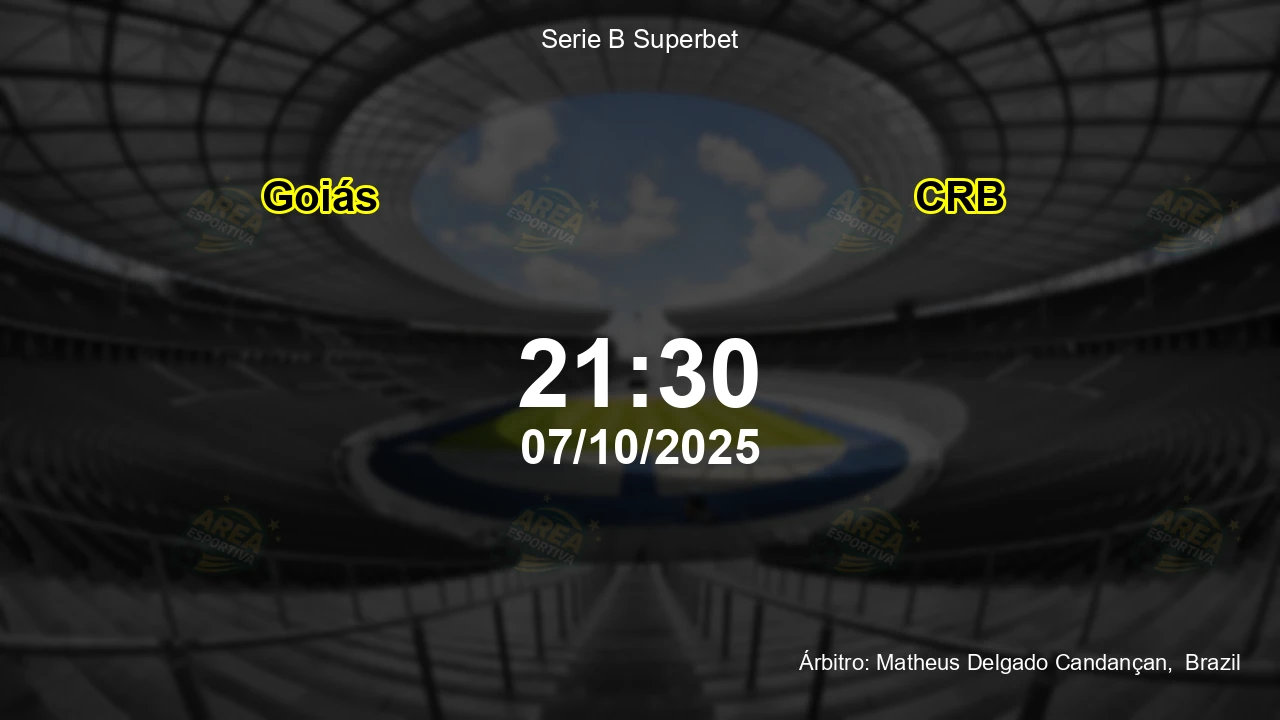 Palpite e análise do jogo Goiás vs CRB pela Serie B Superbet