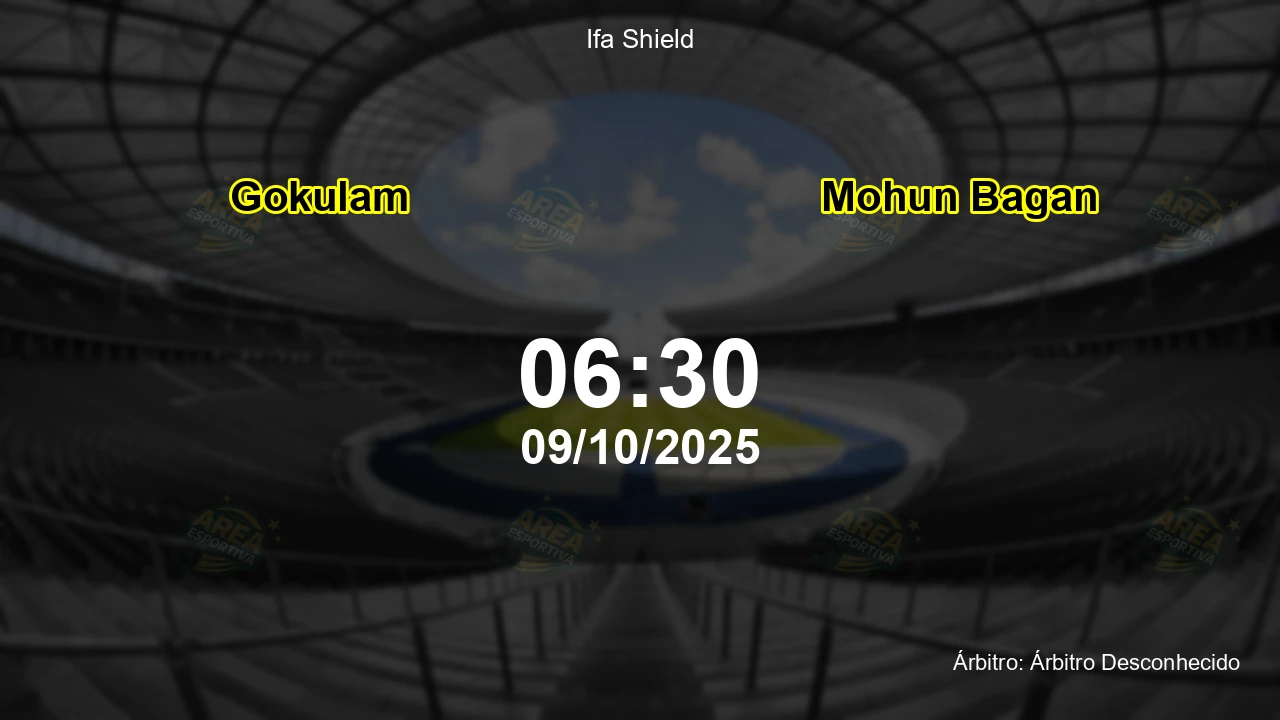 Palpite e análise do jogo Gokulam vs Mohun Bagan pela Ifa Shield