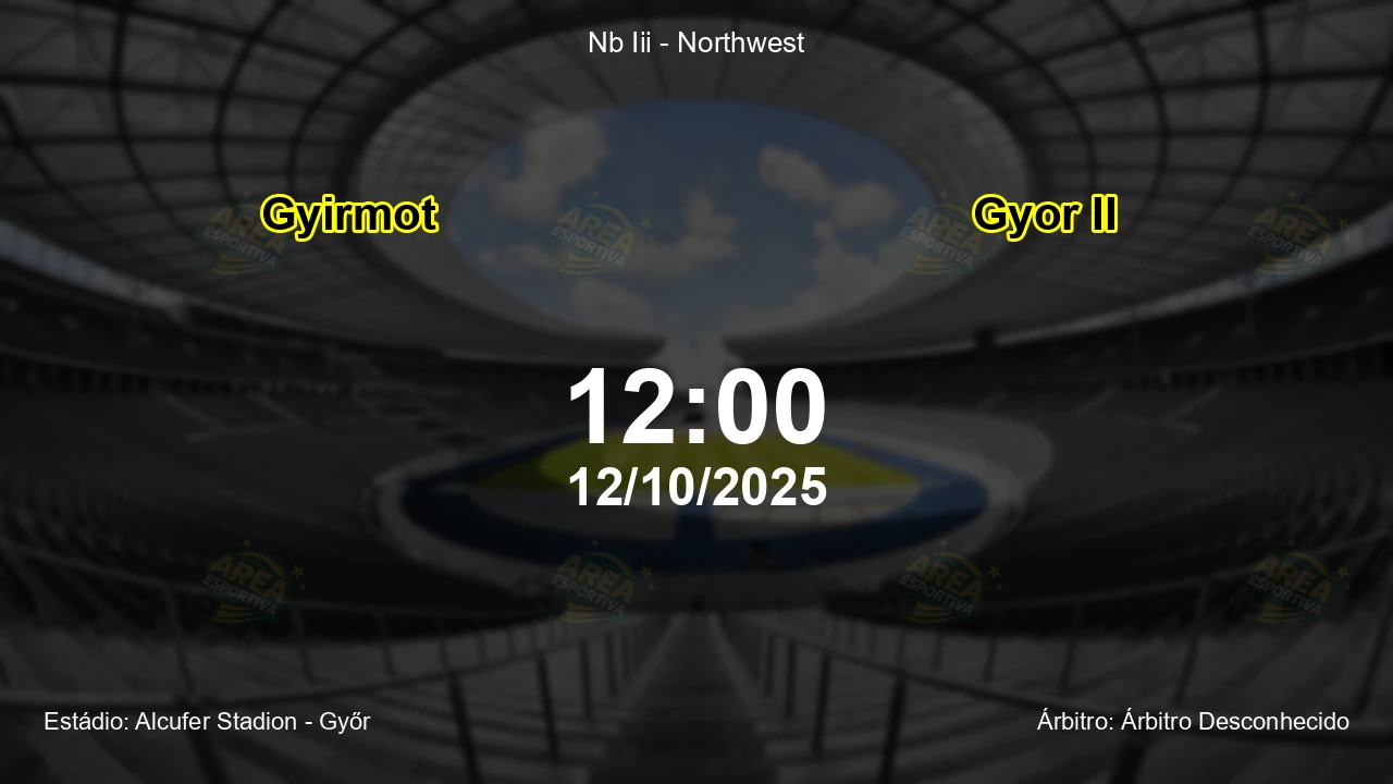 Palpite e análise do jogo Gyirmot vs Gyor II pela Nb Iii - Northwest