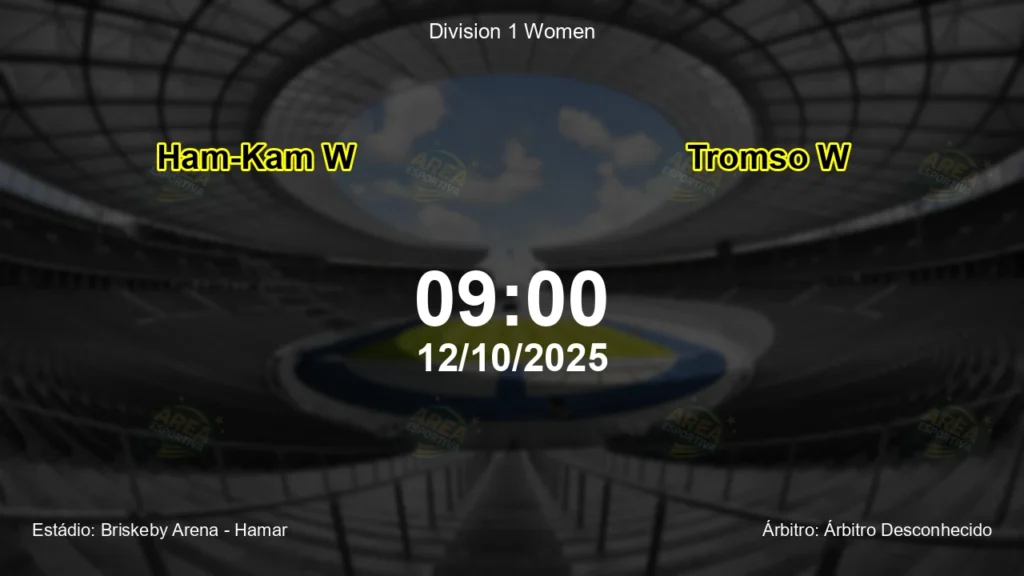 Palpite e an&aacute;lise do jogo Ham-Kam W vs Tromso W pela Division 1 Women