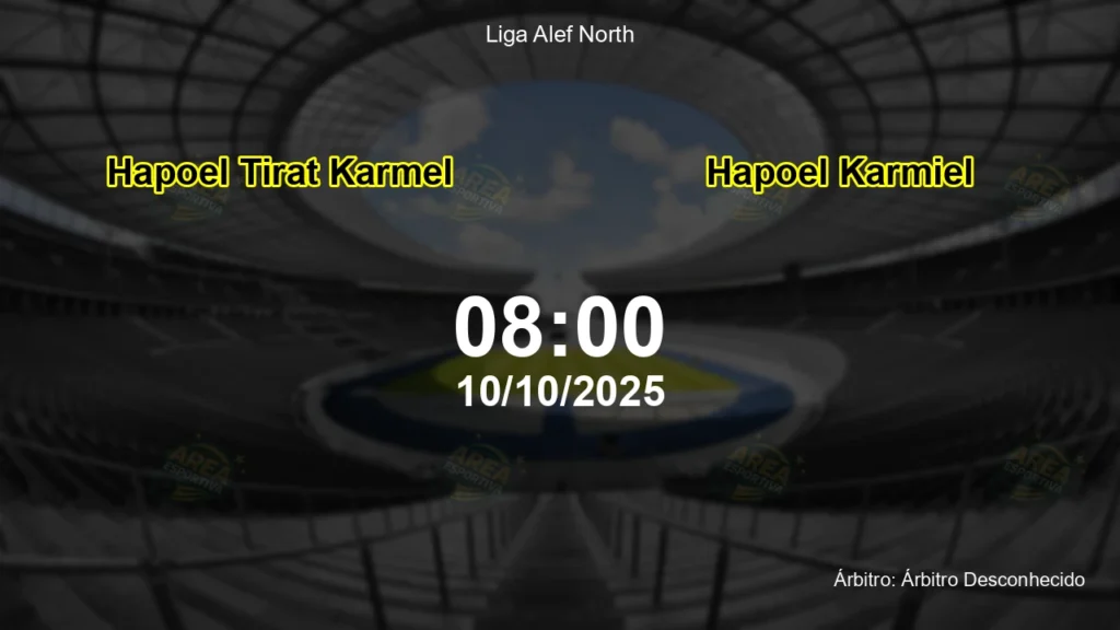 Palpite e an&aacute;lise do jogo Hapoel Tirat Karmel vs Hapoel Karmiel pela Liga Alef North