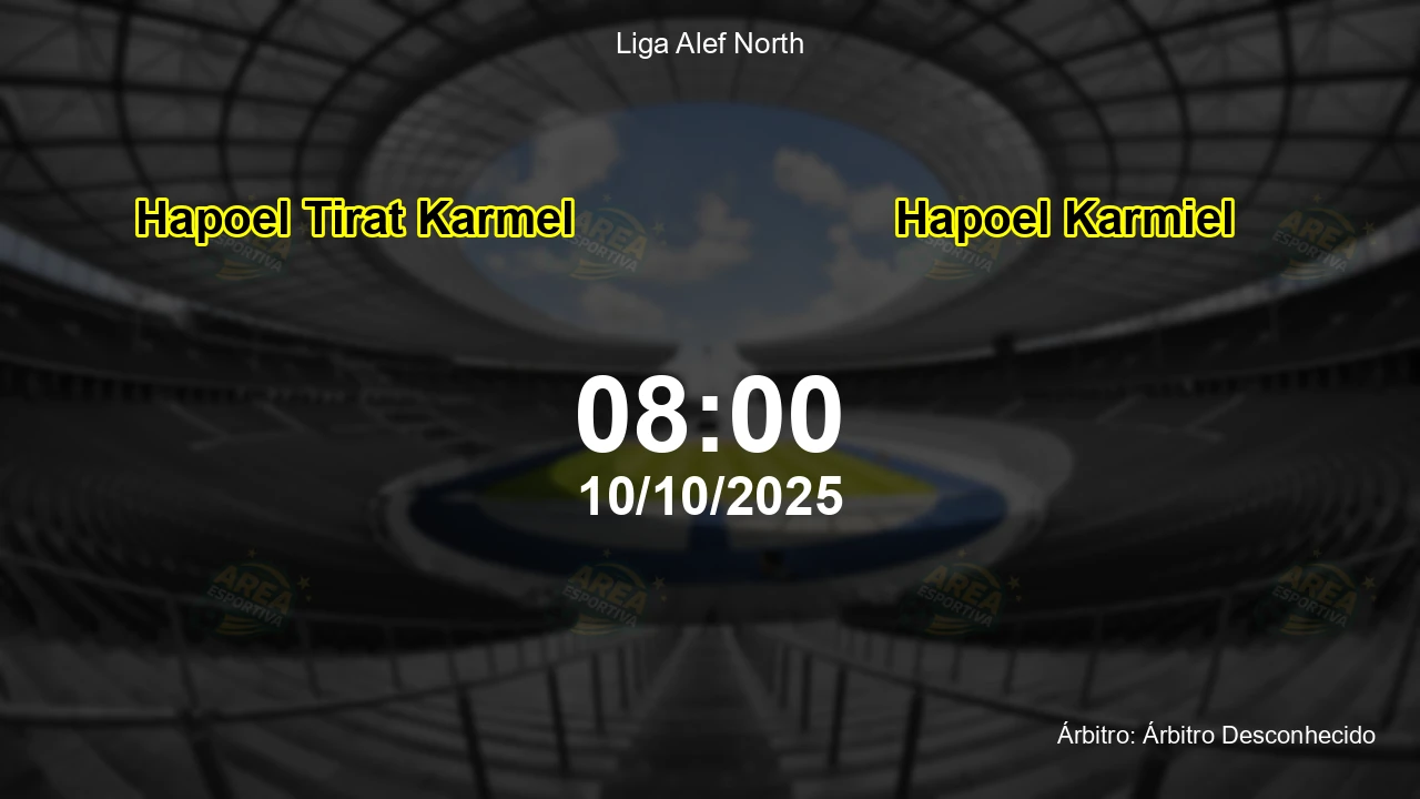 Palpite e análise do jogo Hapoel Tirat Karmel vs Hapoel Karmiel pela Liga Alef North