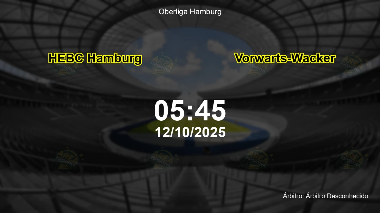 Palpite e análise do jogo HEBC Hamburg vs Vorwarts-Wacker pela Oberliga Hamburg