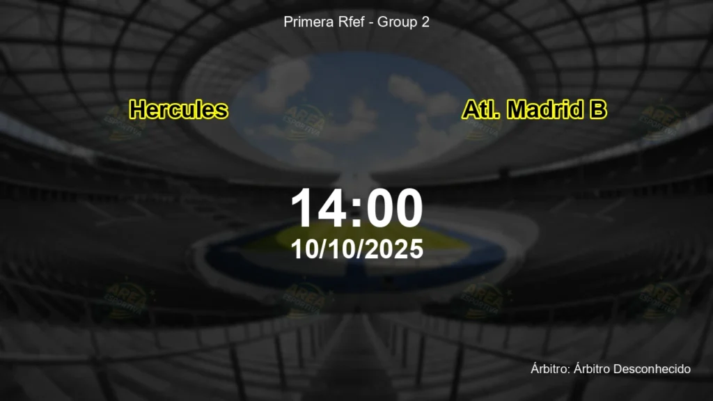 Palpite e an&aacute;lise do jogo Hercules vs Atl. Madrid B pela Primera Rfef - Group 2