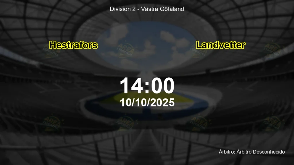 Palpite e an&aacute;lise do jogo Hestrafors vs Landvetter pela Division 2 - V&auml;stra G&ouml;taland