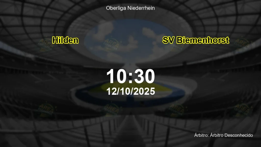 Palpite e an&aacute;lise do jogo Hilden vs SV Biemenhorst pela Oberliga Niederrhein