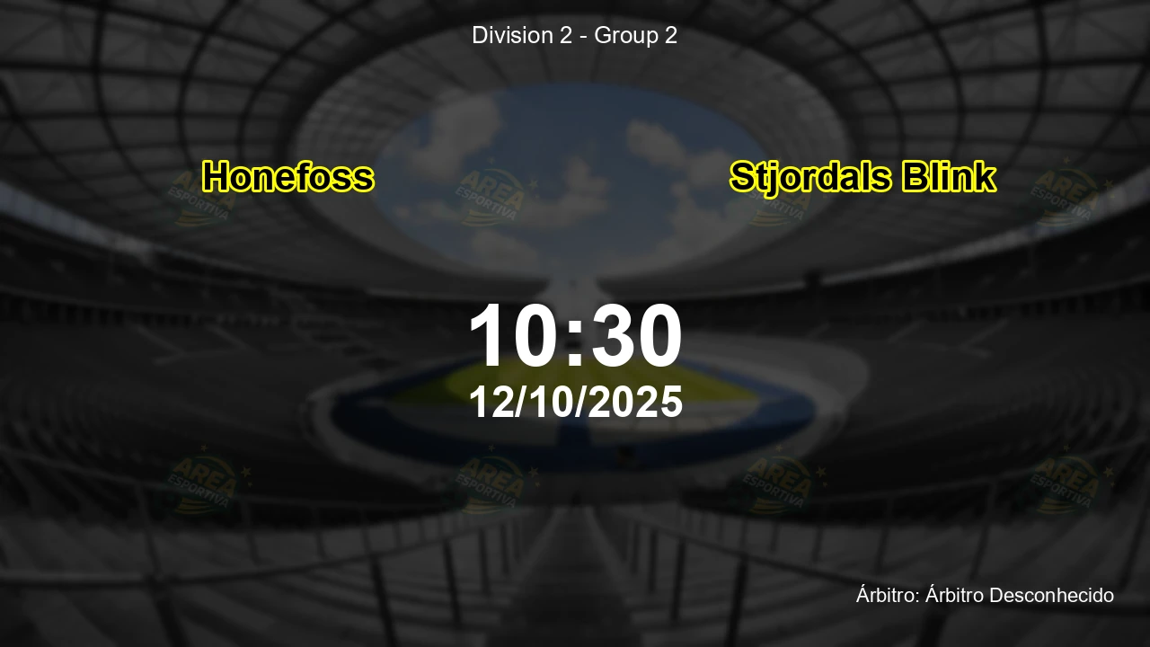 Palpite e análise do jogo Honefoss vs Stjordals Blink pela Division 2 - Group 2