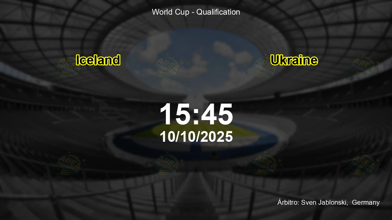 Palpite e análise do jogo Iceland vs Ukraine pela World Cup - Qualification