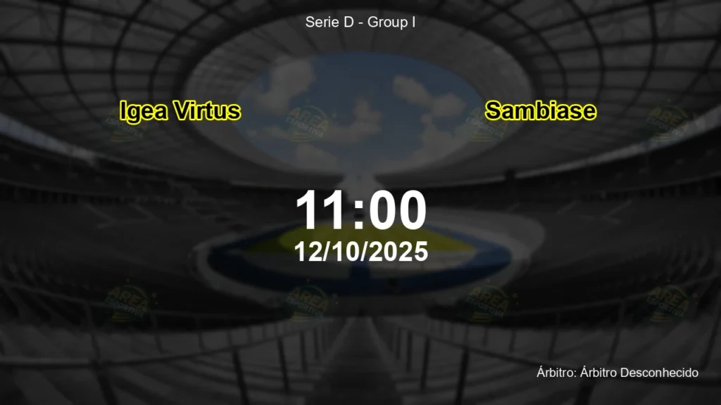 Palpite e an&aacute;lise do jogo Igea Virtus vs Sambiase pela Serie D - Group I