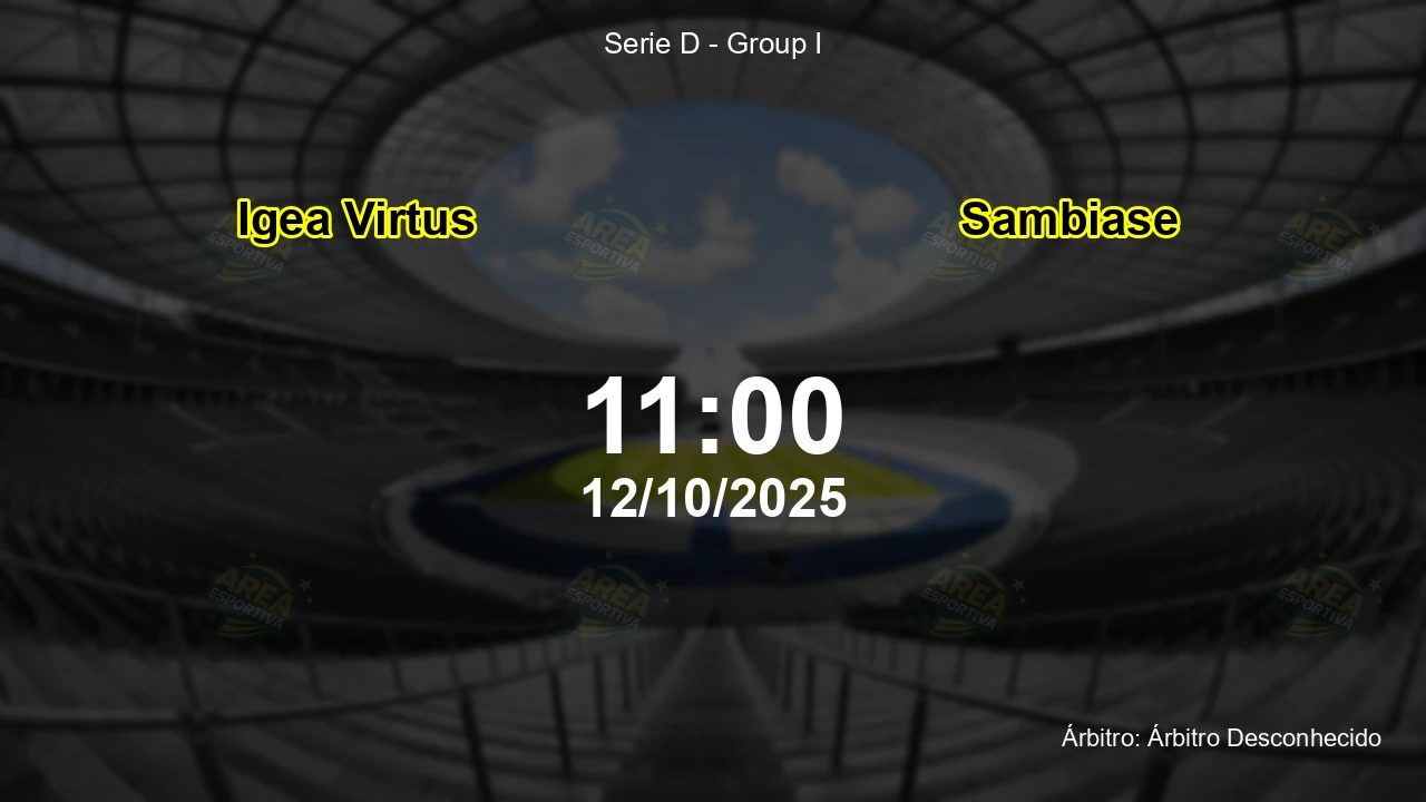 Palpite e análise do jogo Igea Virtus vs Sambiase pela Serie D - Group I